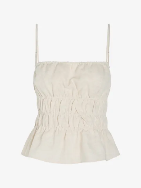 STAUD top Ayla con cuello cuadrado