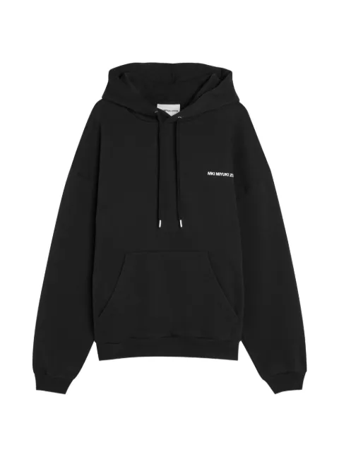 MKI Miyuki Zoku logo-print drawstring hoodie