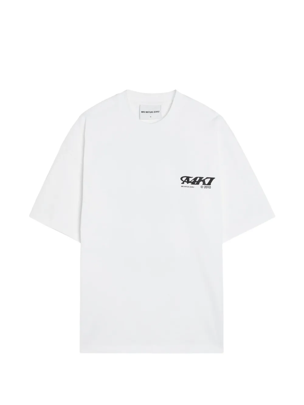 MKI Miyuki Zoku T-Shirt mit Logo-Print - Weiß