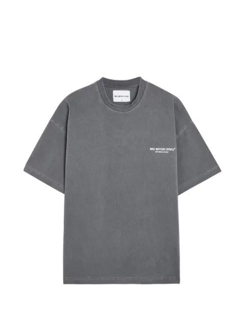 MKI Miyuki Zoku logo-print cotton T-shirt