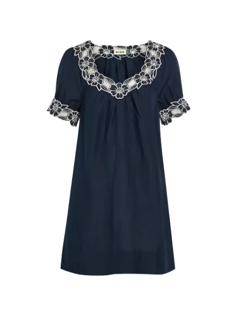 Rixo Cristina floral-lace shift mini dress