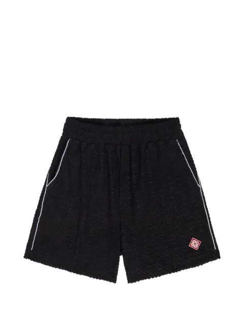 Casablanca pantalones cortos con logo bordado