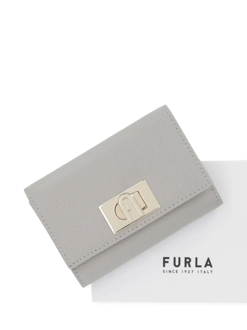 Furla 1927 mini-portemonnee Grijs