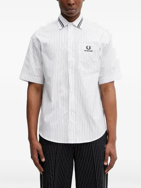 Fred Perry pinstripe short-sleeve shirt