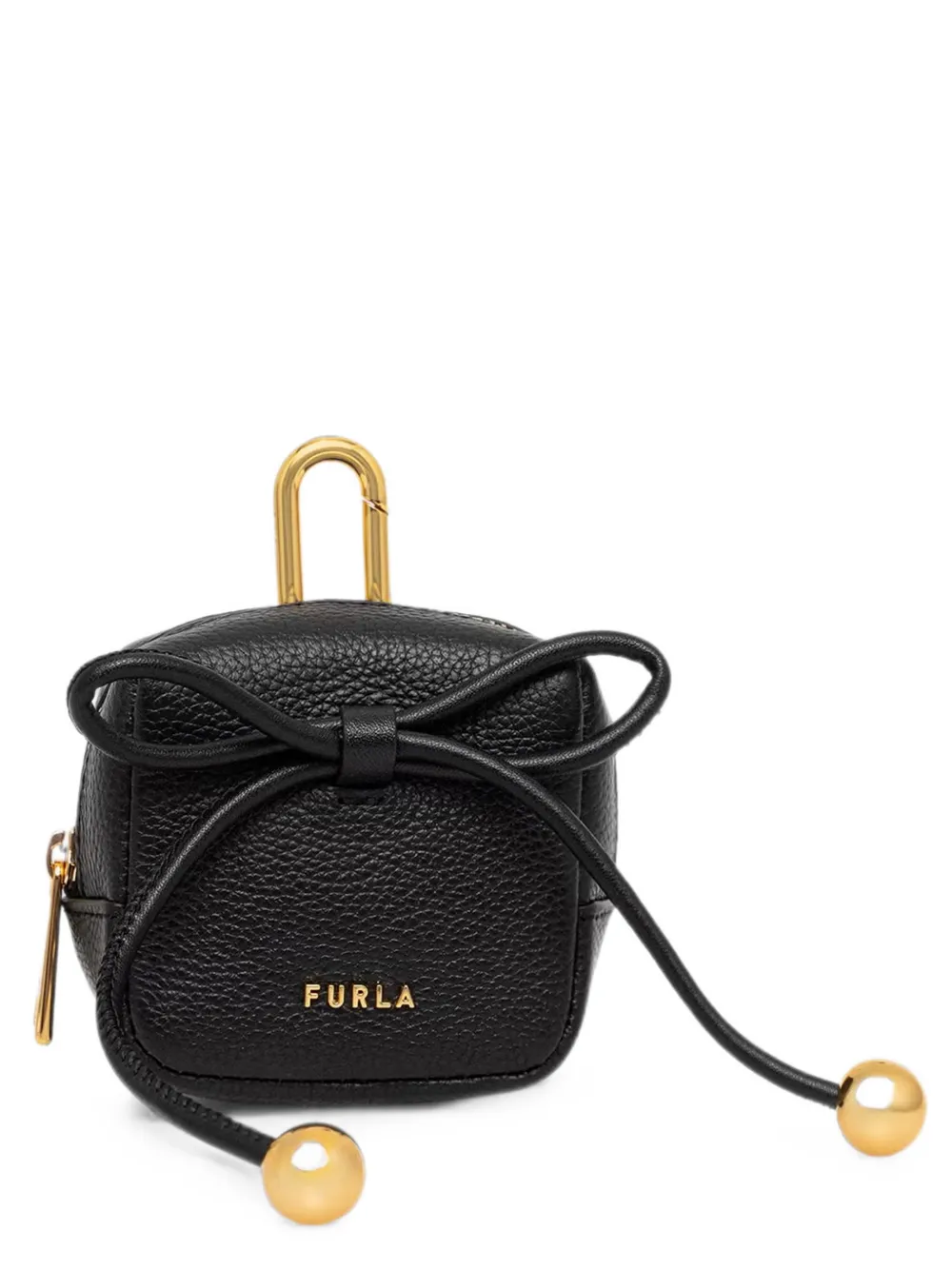 Furla Poppy bag charm - Black