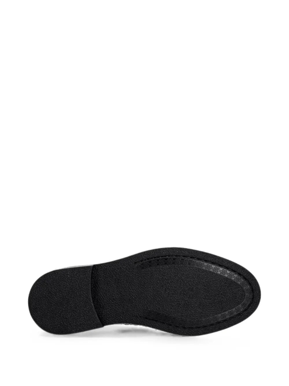 Filling Pieces Reed woven-design penny loafers Zwart
