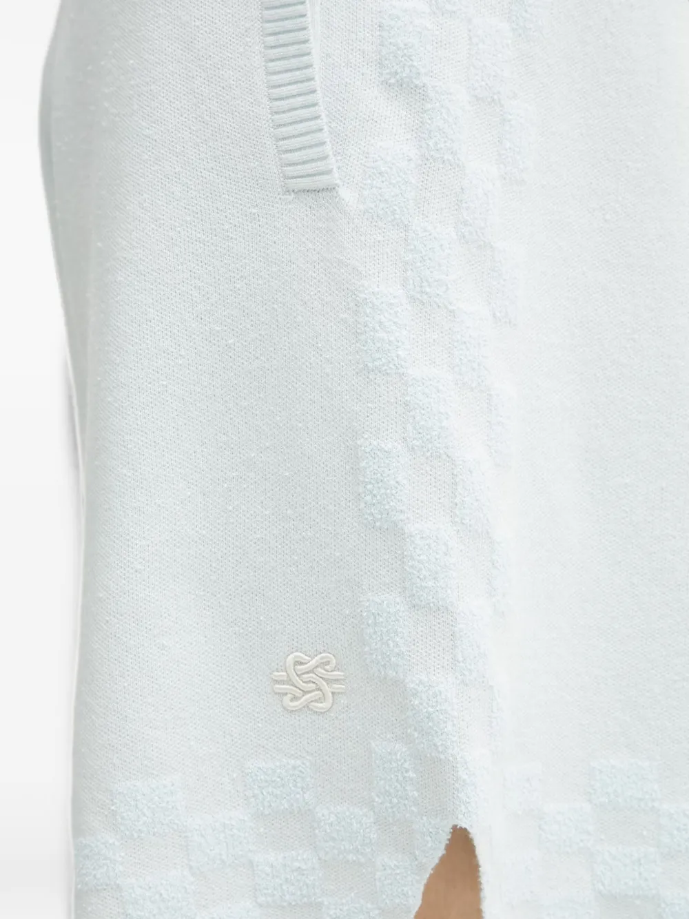 Filling Pieces Resort geruite shorts met trekkoord Blauw