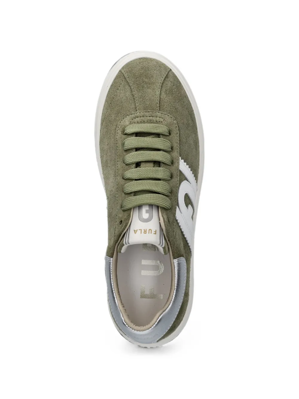 Furla Nuage platform low-top sneakers Groen