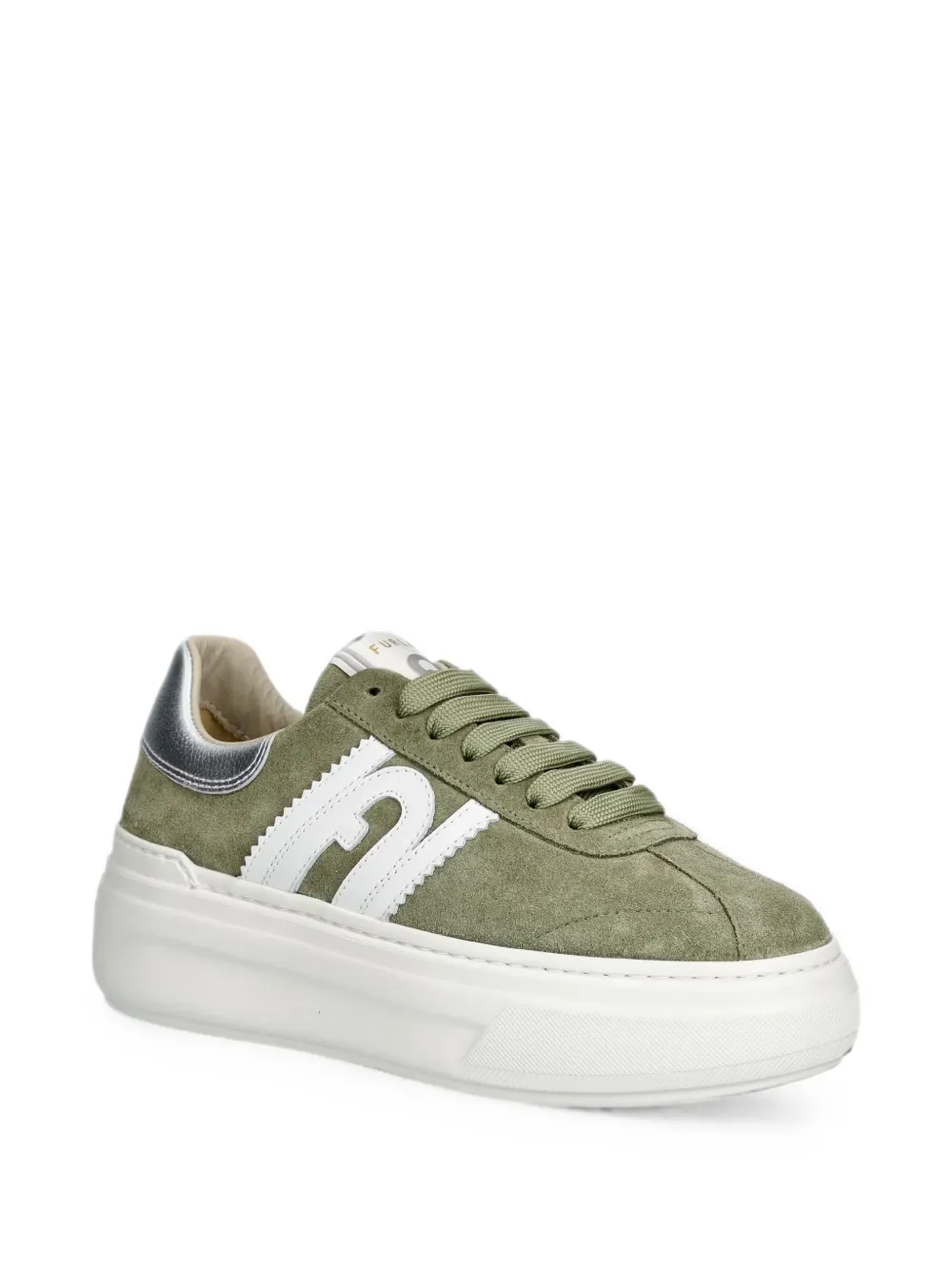 Furla Nuage platform low-top sneakers Groen