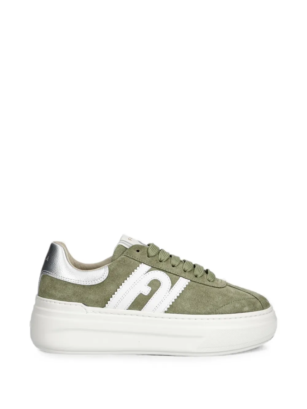 Furla Nuage platform low-top sneakers Groen