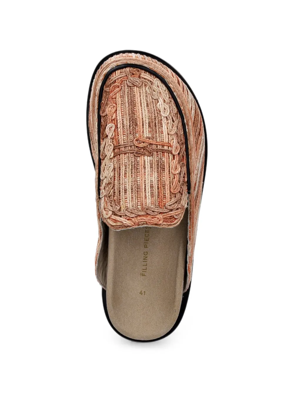 Filling Pieces Panier woven-design slip-on mules Bruin