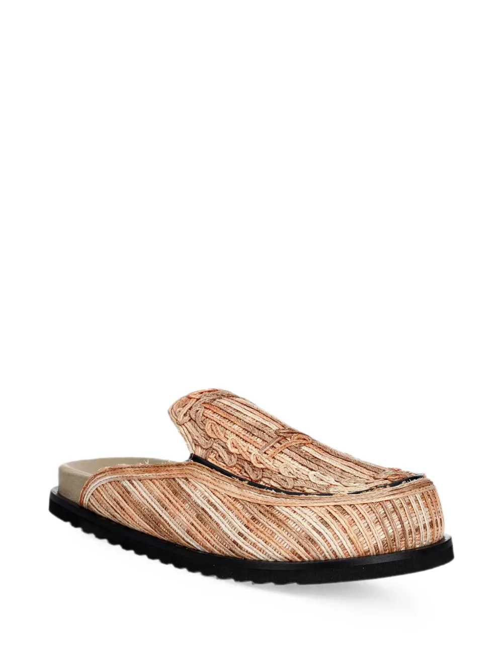 Filling Pieces Panier woven-design slip-on mules Bruin