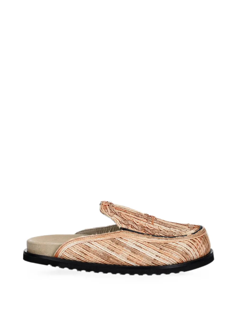 Filling Pieces Panier woven-design slip-on mules - Marrone