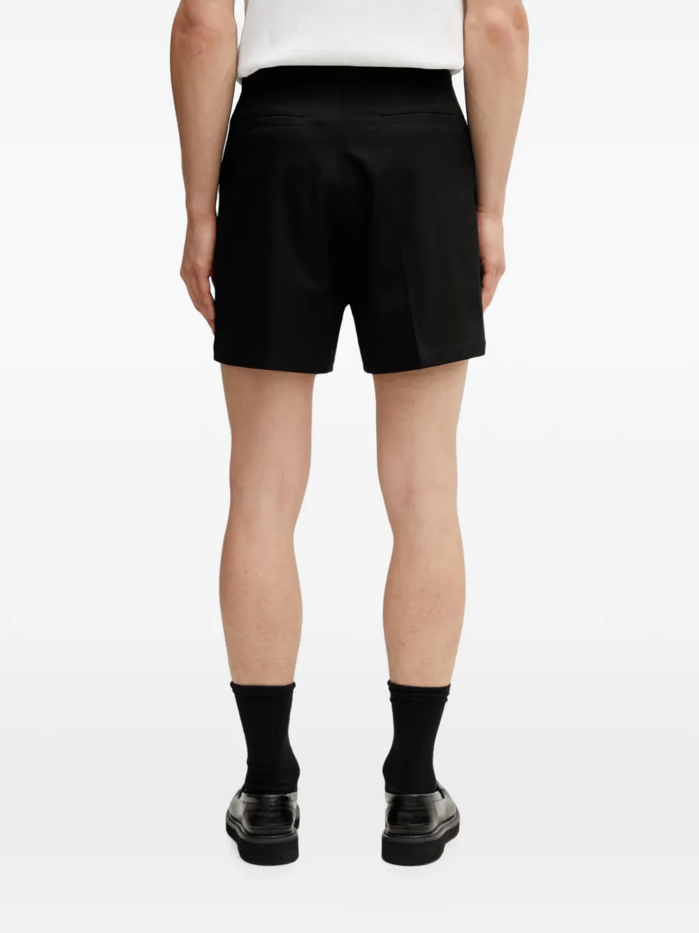 Fred Perry Shorts met geborduurd logo Zwart