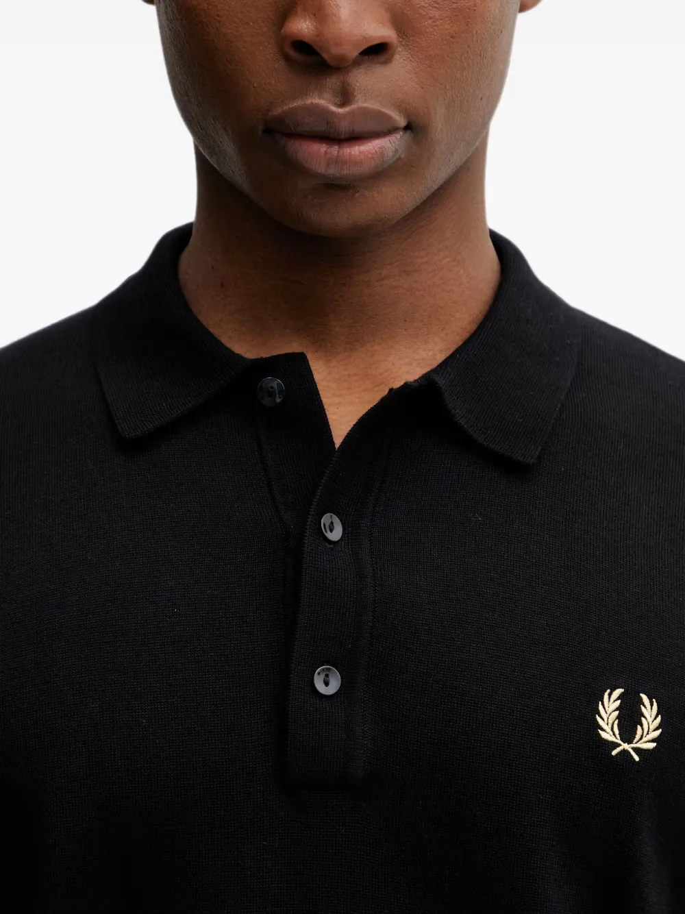 Fred Perry Poloshirt met korte mouwen Zwart