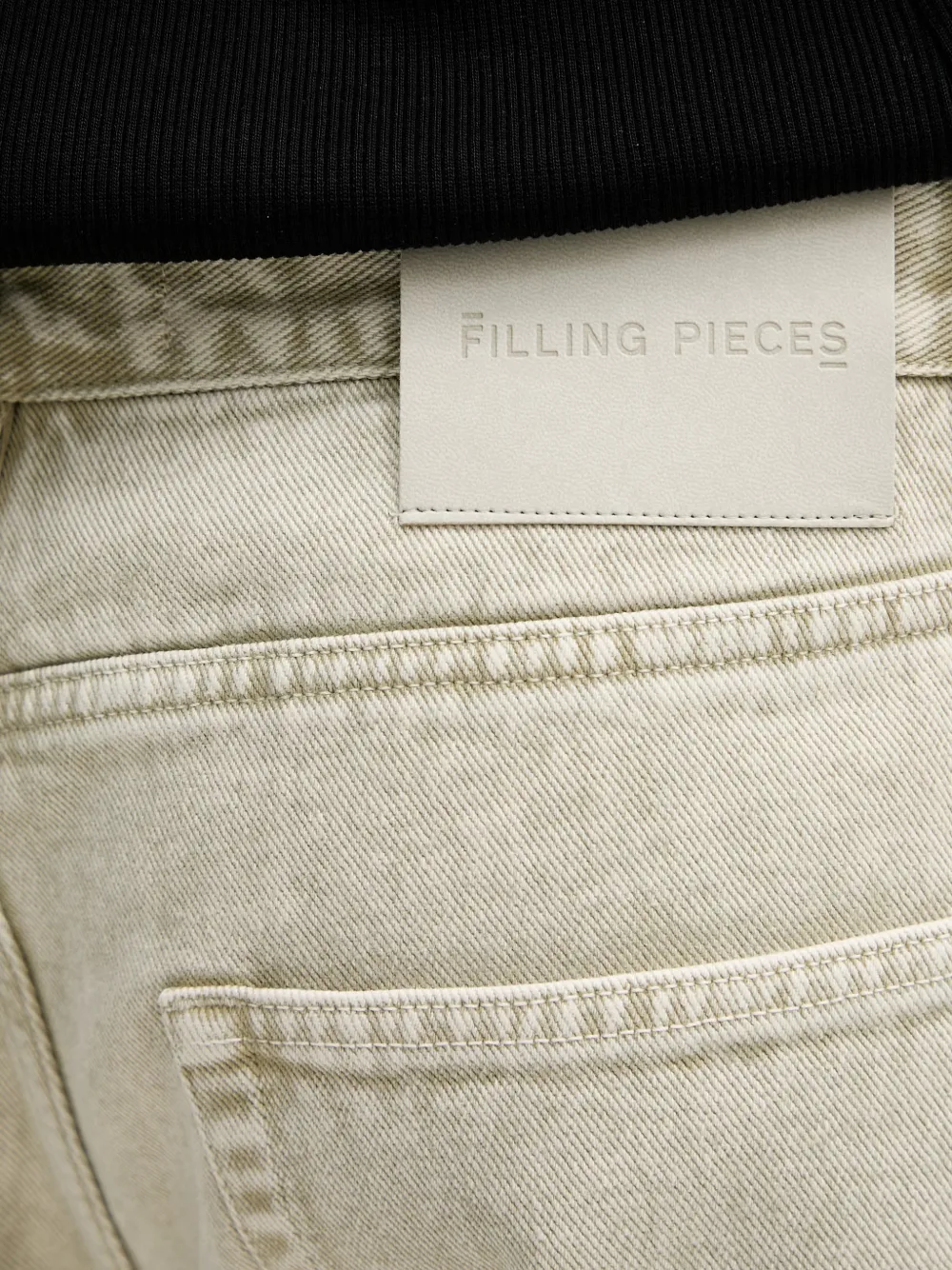 Filling Pieces Jeans met wijde pijpen Groen
