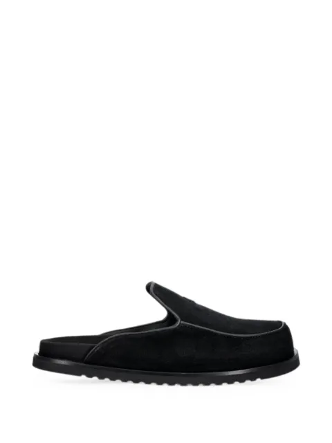 Filling Pieces suede slip-on mules
