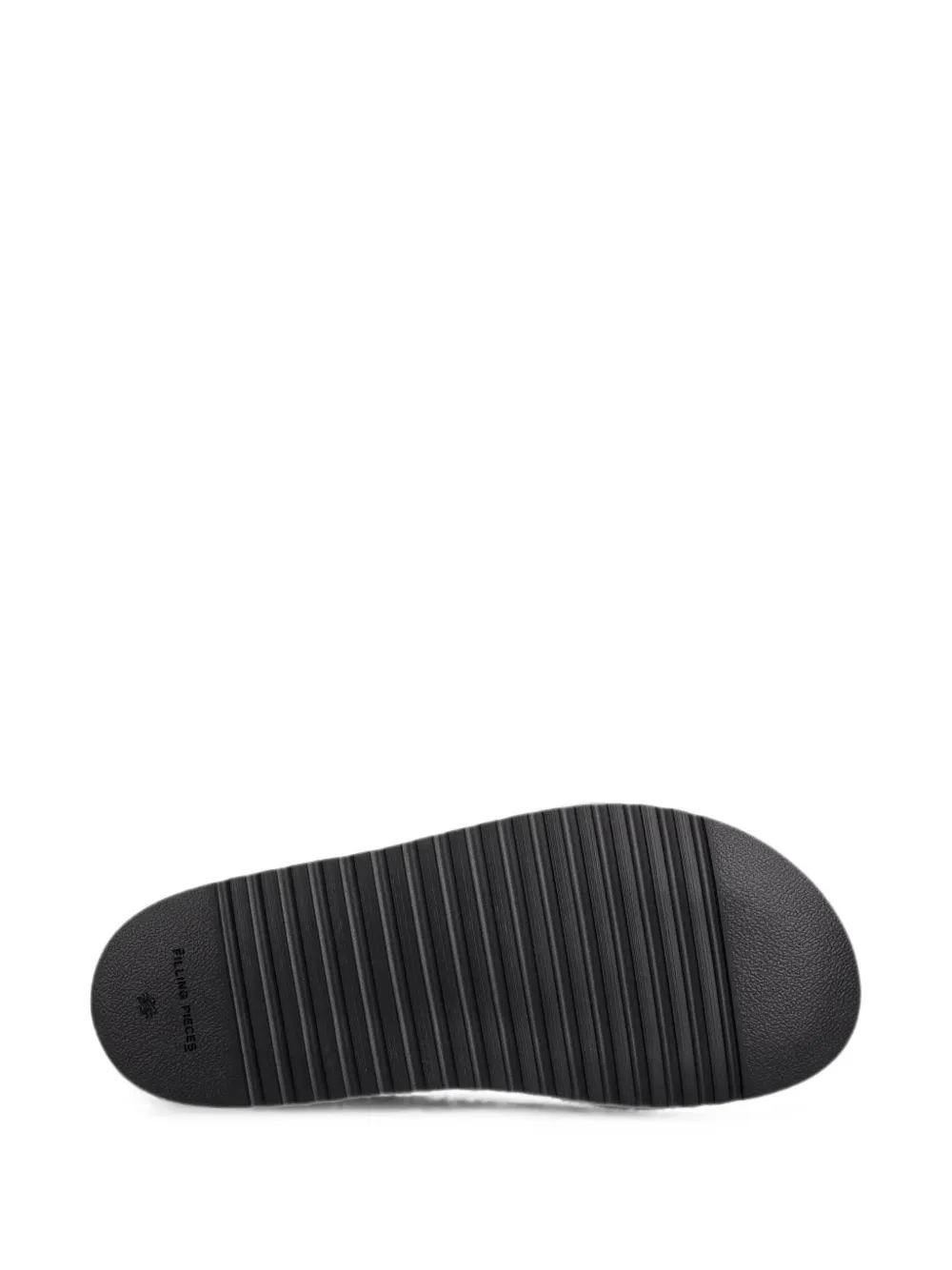 Filling Pieces suede slip-on mules Zwart