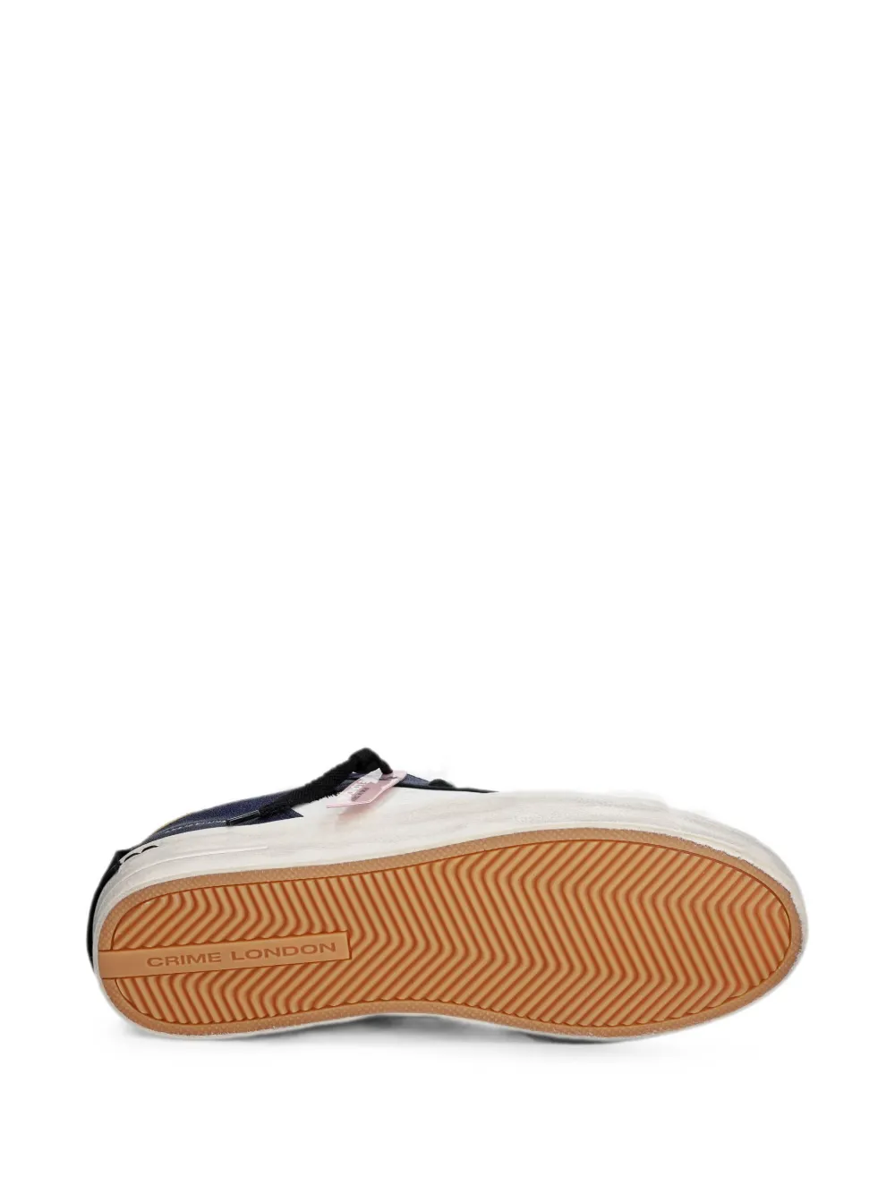 Crime London Sk8 Deluxe glitter-detail sneakers Blauw
