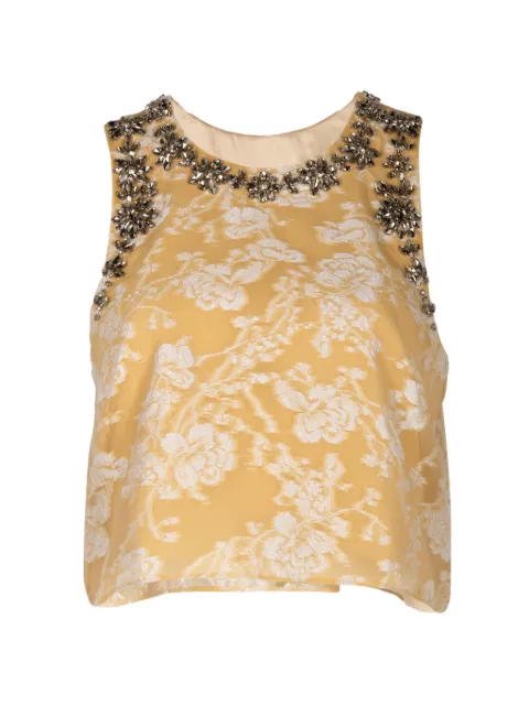 Cinq A Sept crystal-embellished blouse