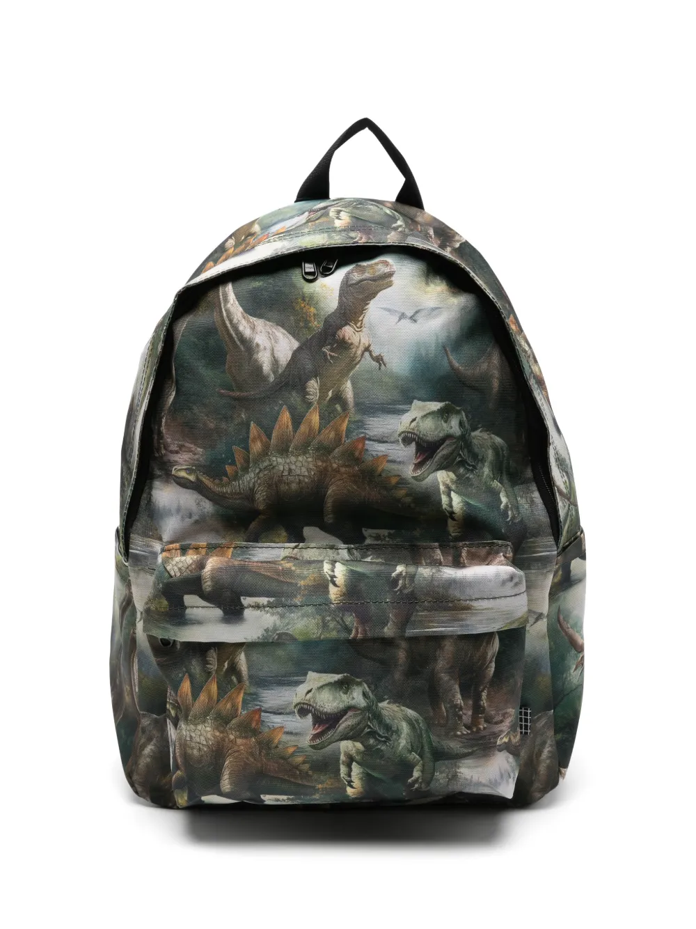 Molo Dino Dawn-print backpack - Verde