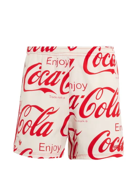 adidas x Coca-Cola logo-print shorts