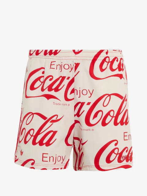 adidas x Coca-Cola logo-print shorts