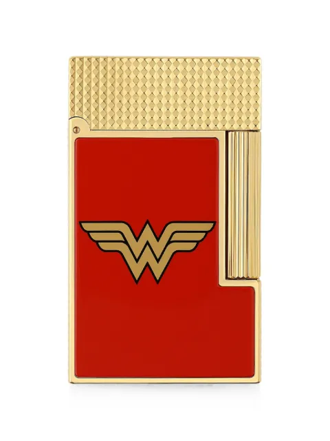 S.T. Dupont Wonder Woman logo-print lighter