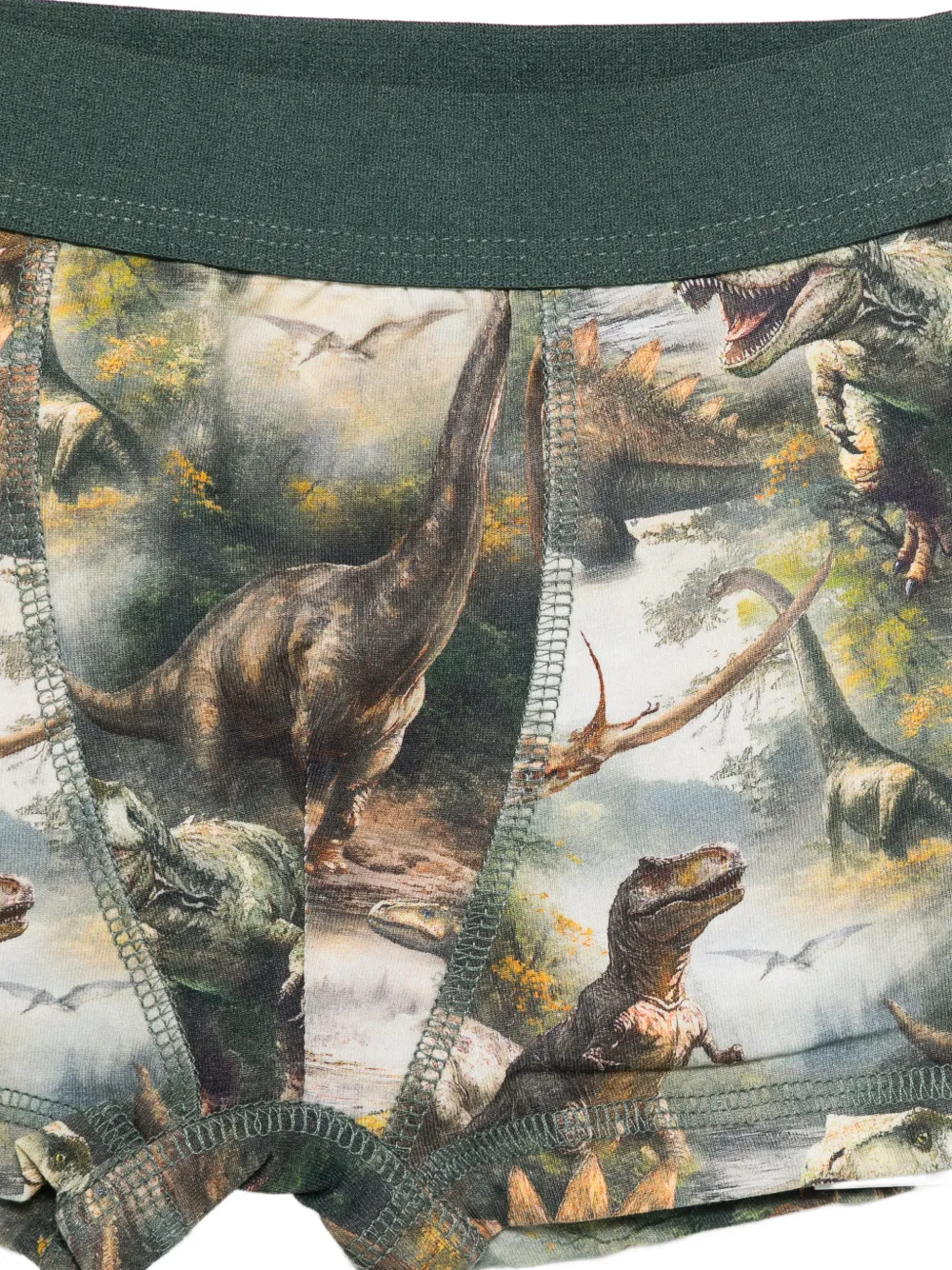 Molo Twee Justin boxershorts met logoband Groen
