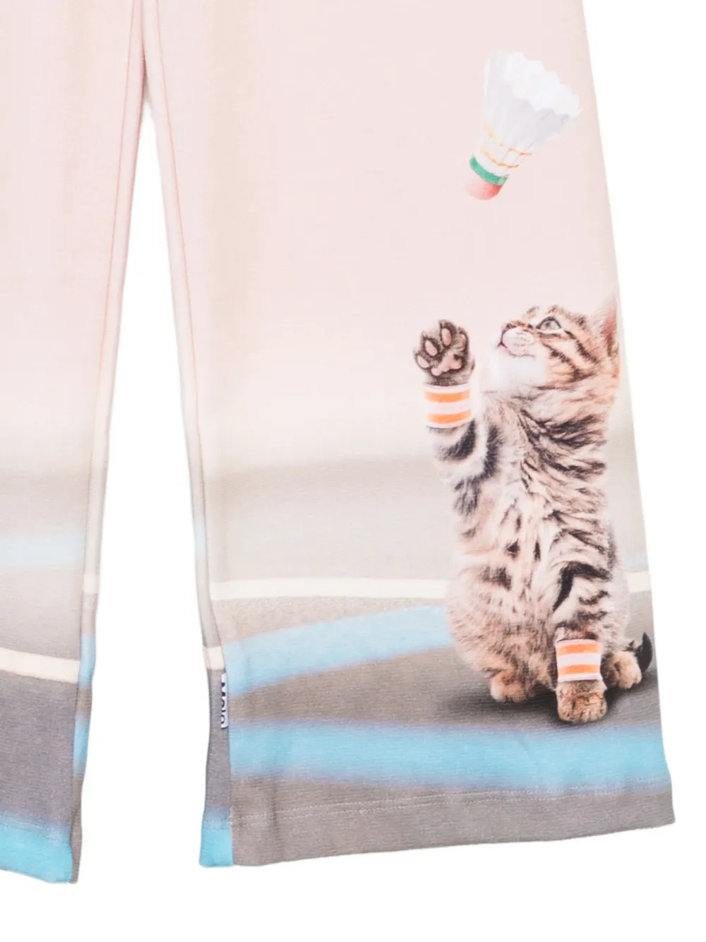 Molo Trainingsbroek met kittenprint Roze