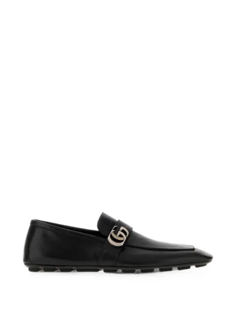 Gucci Double G leather loafers