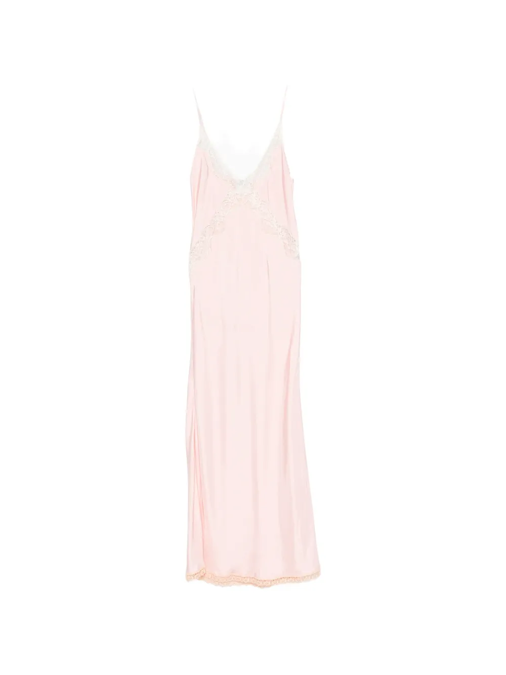 Forte Forte lace-trim slip dress - Rosa
