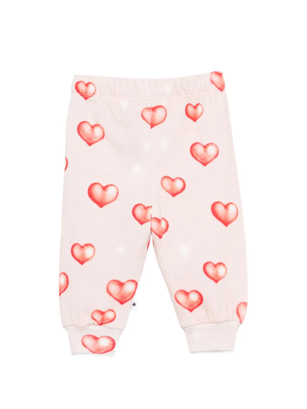 Molo Simeon trainingsbroek met hartprint Roze