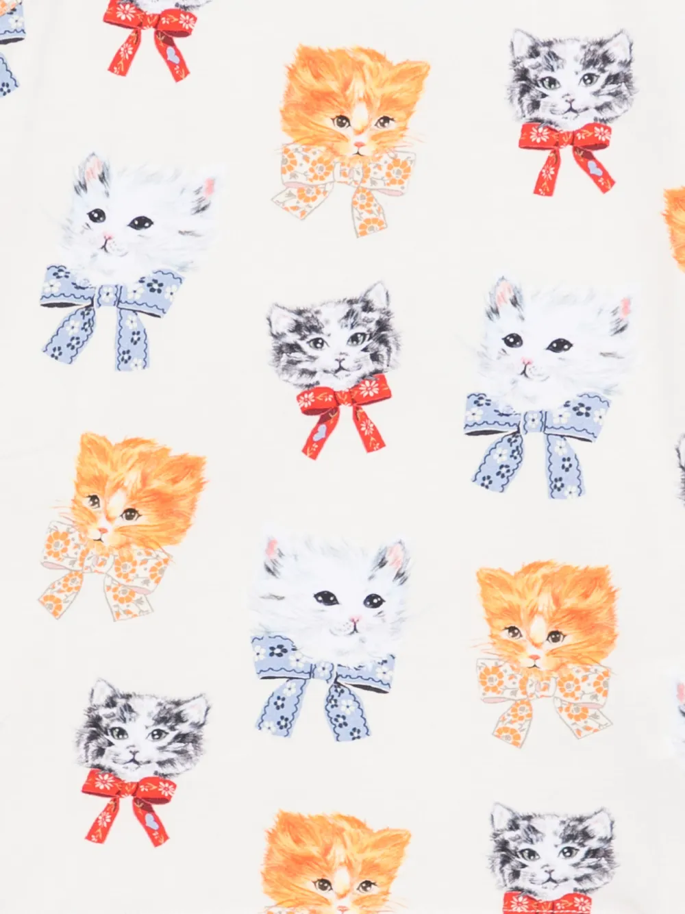 Molo Twee tops met katten-print Beige
