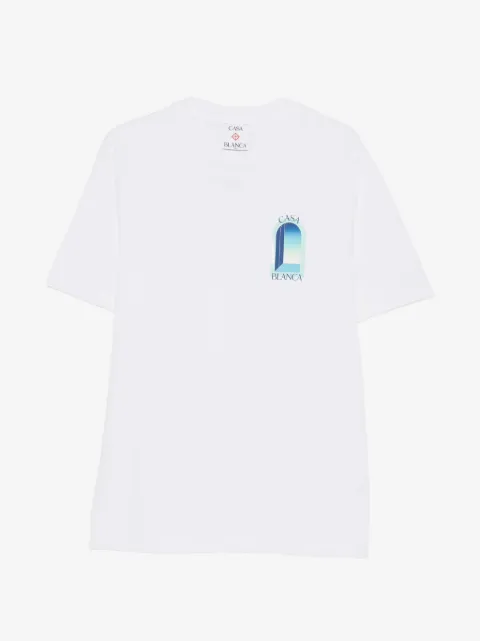 Casablanca camiseta con estampado gráfico