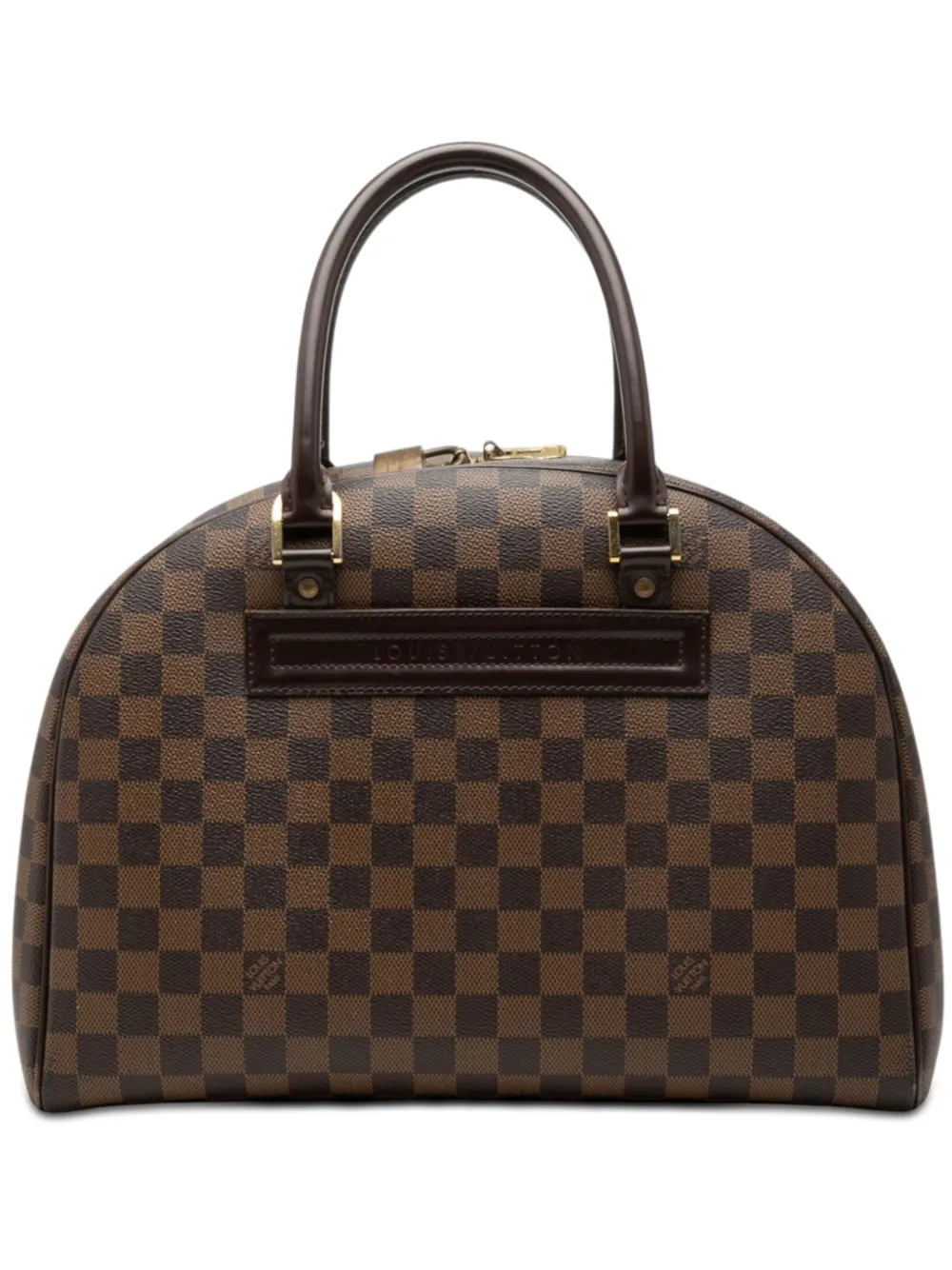 Louis Vuitton Pre-Owned Borsa a mano Nolita in tela Damier Ebène 2005 - Marrone