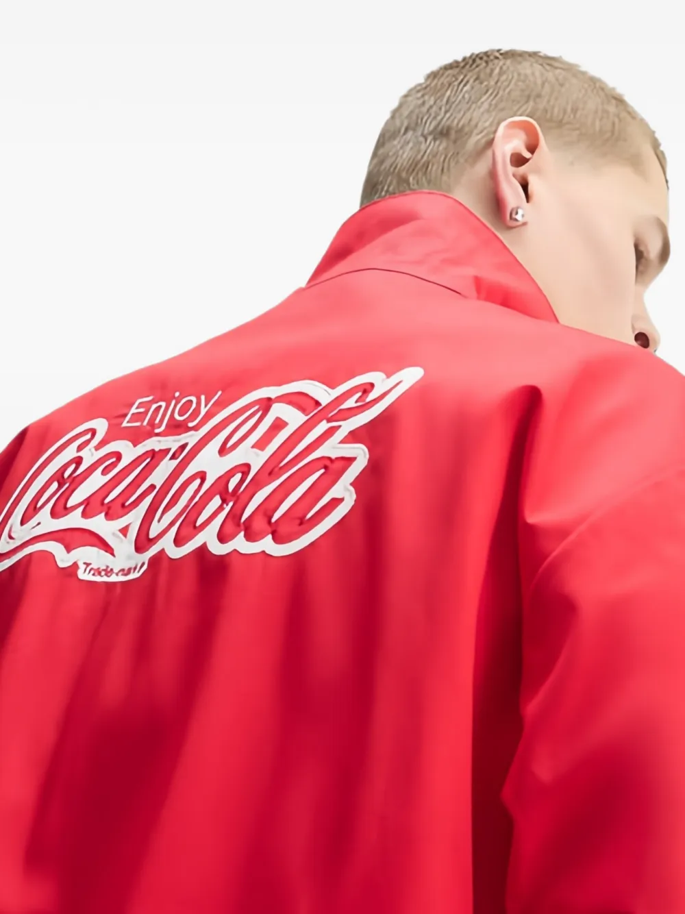 adidas x Coca-Cola Firebird sweater met geborduurd logo Rood