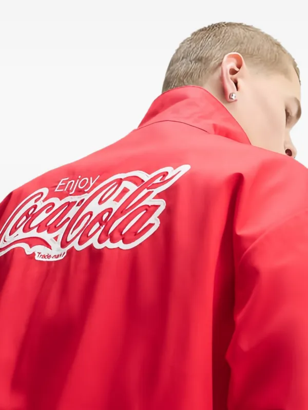 Adidas x Coca-Cola Firebird logo-embroidered Sweatshirt | Red