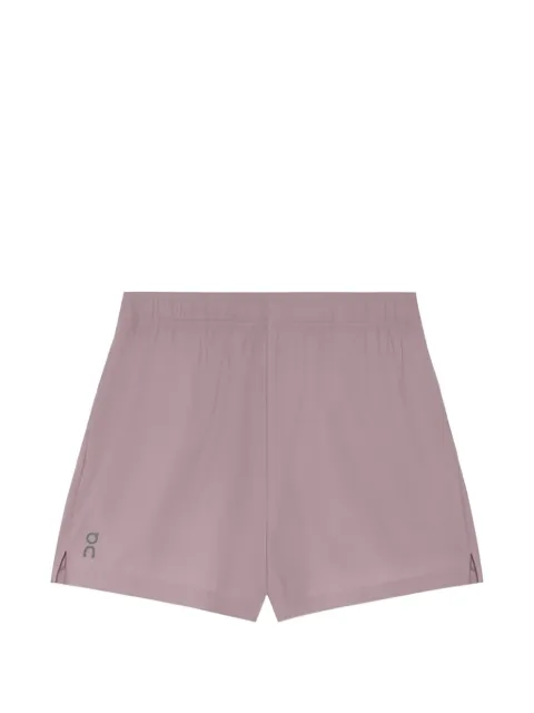 On  logo-print elasticated shorts