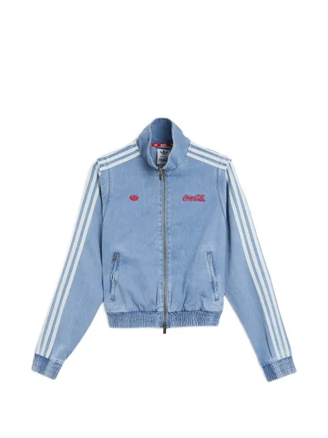 adidas x Coca-Cola Firebird Reg logo-embroidered denim jacket