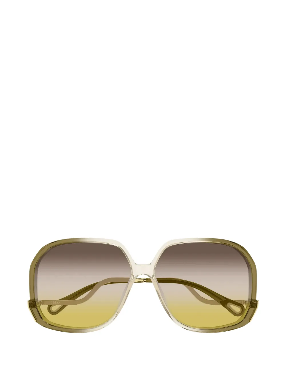 Chloé Eyewear geometric-frame sunglasses - Toni neutri