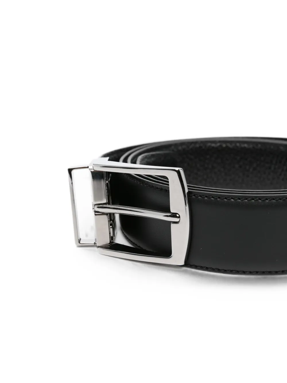 Giorgio Armani Omkeerbare riem met gesp Zwart