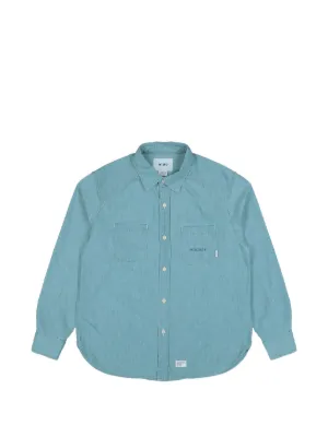 WTAPS ロングスリーブ シャツ | ブルー | FARFETCH JP