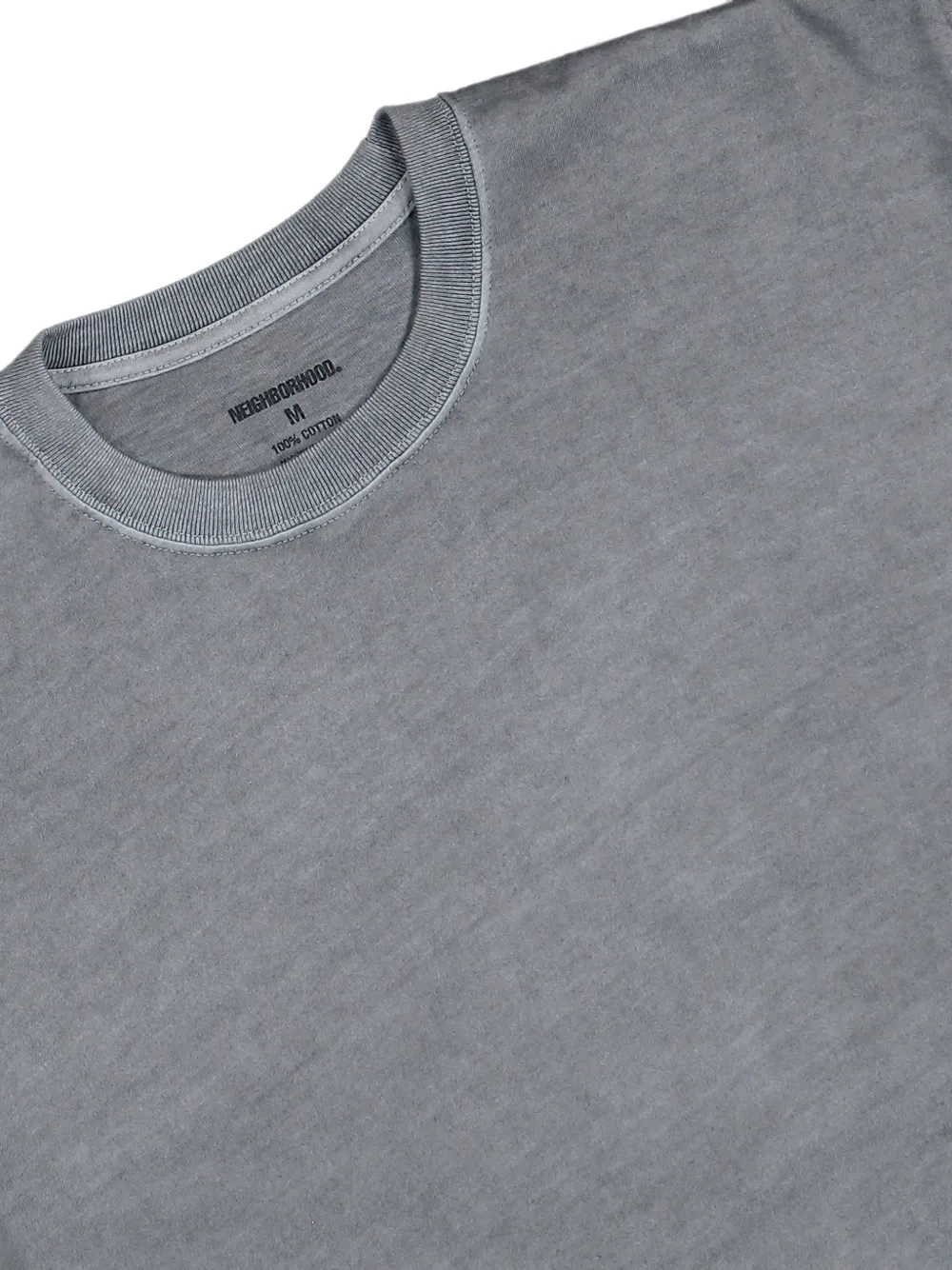 Neighborhood T-shirt met logoprint met lange mouwen Grijs