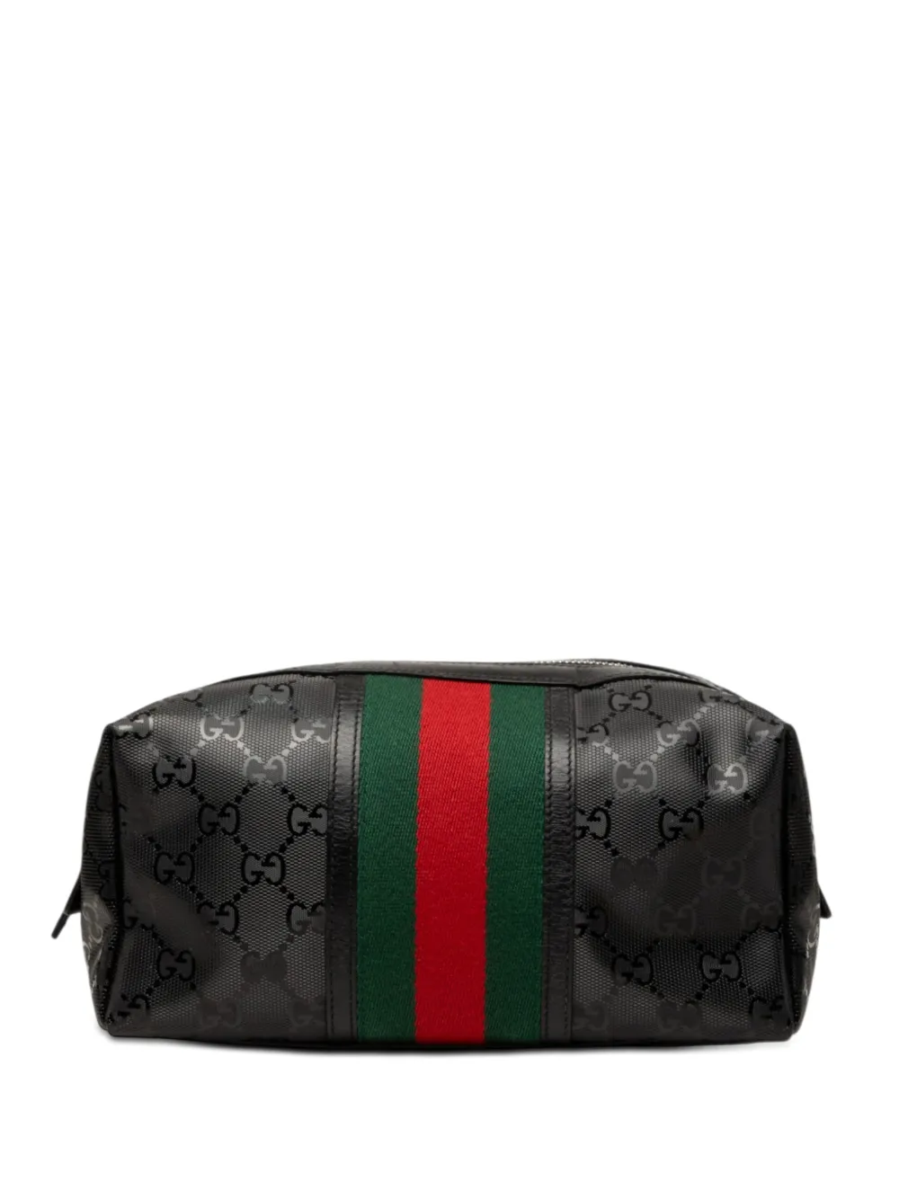Gucci Pre-Owned Trousse make up GG Imprime Web 2000-2015 - Nero