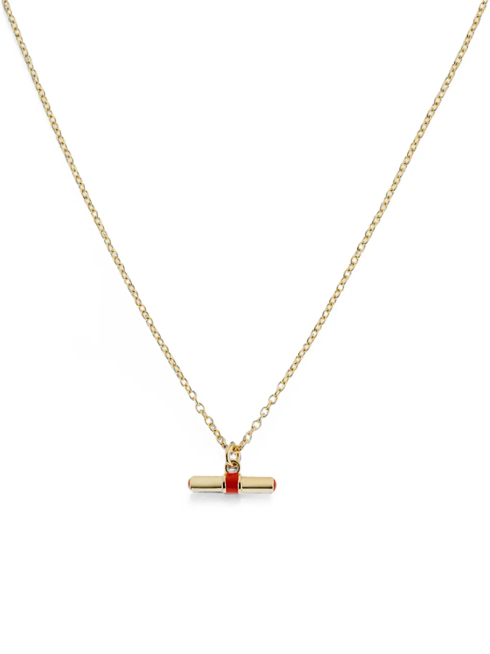 AUREE JEWELLERY Havana T-bar necklace - Gold