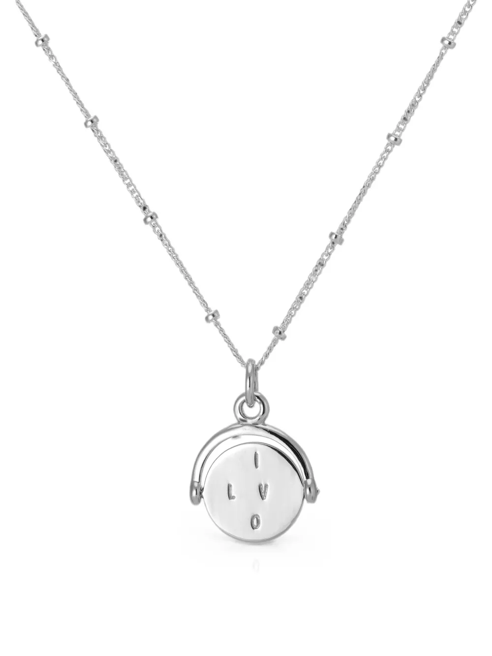 AUREE JEWELLERY Verona spinning pendant - Argento