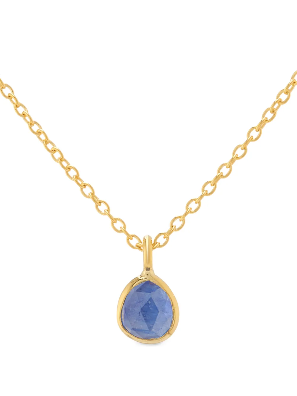 AUREE JEWELLERY mini Manhattan sapphire necklace - Gold