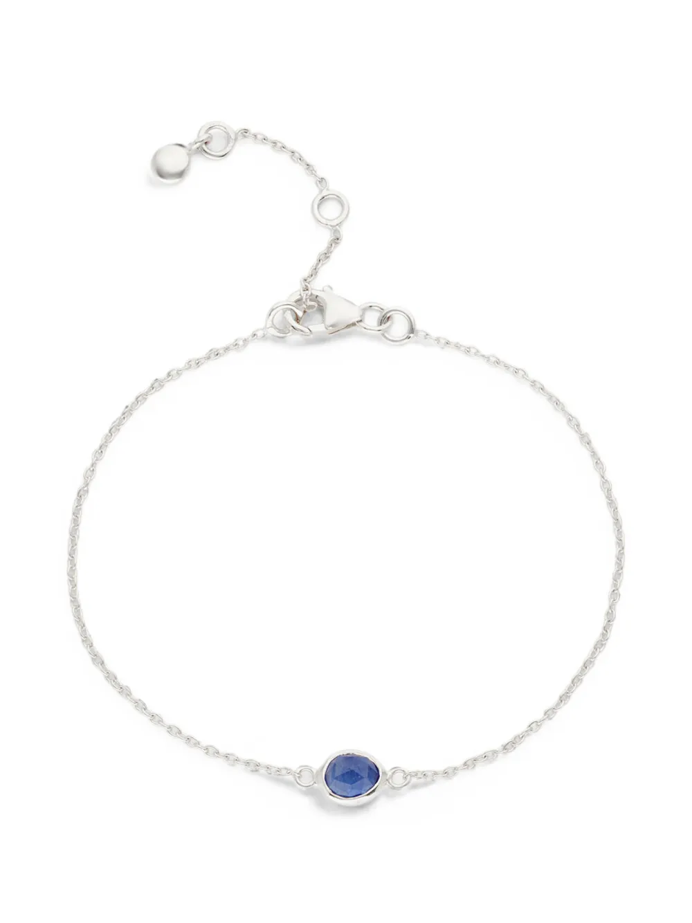 AUREE JEWELLERY mini Manhattan sapphire bracelet - Argento