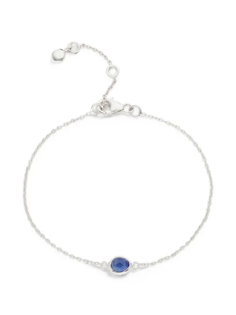 AUREE JEWELLERY pulsera Manhattan mini con zafiro